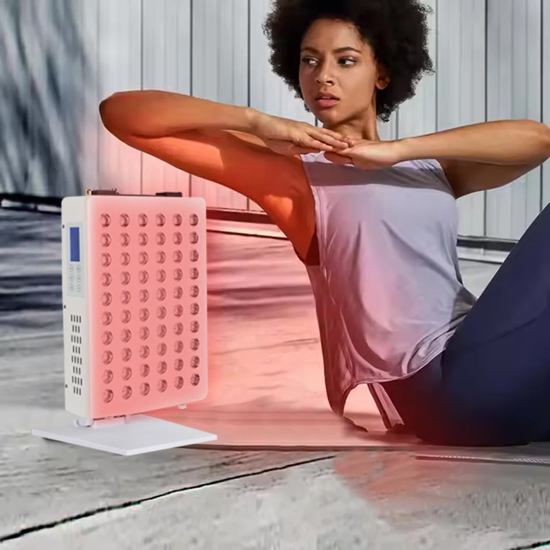 Updated Dual Chips 660nm 850nmLed Light Therapy Machine Led Face Infrared Light  Desktop Panel Red Light Therapy for Skin Care