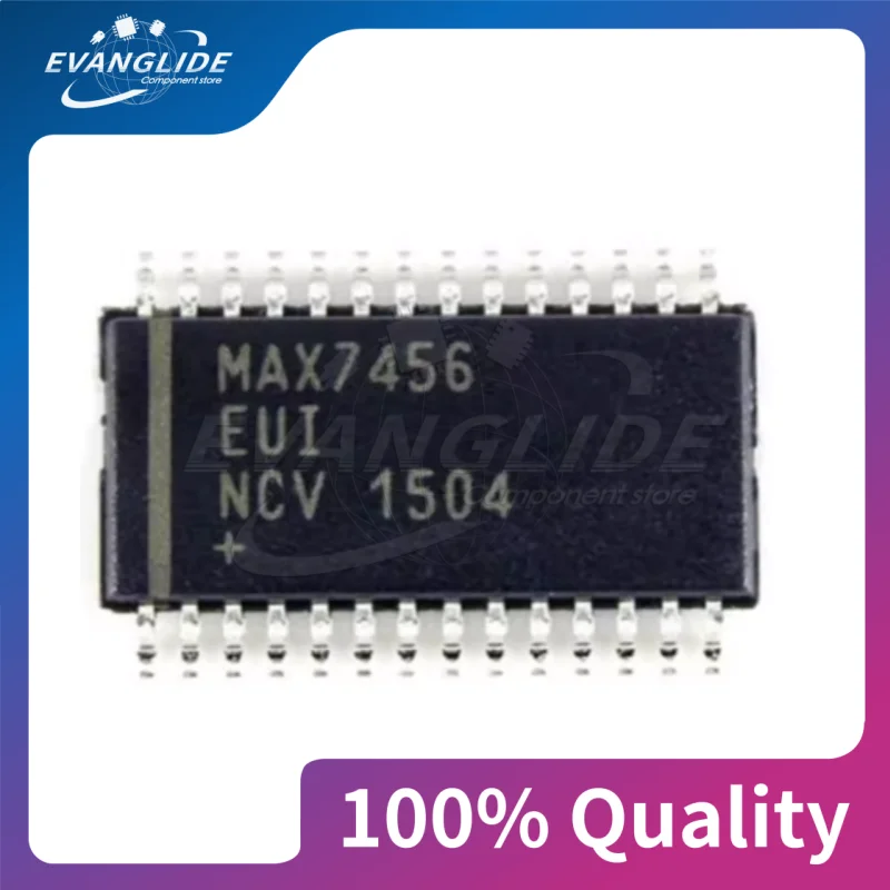 2 PCS/LOT 100%Quality & New MAX7456EUI MAX7456EUI+ MAX7456 Video processing chip Display screen chips