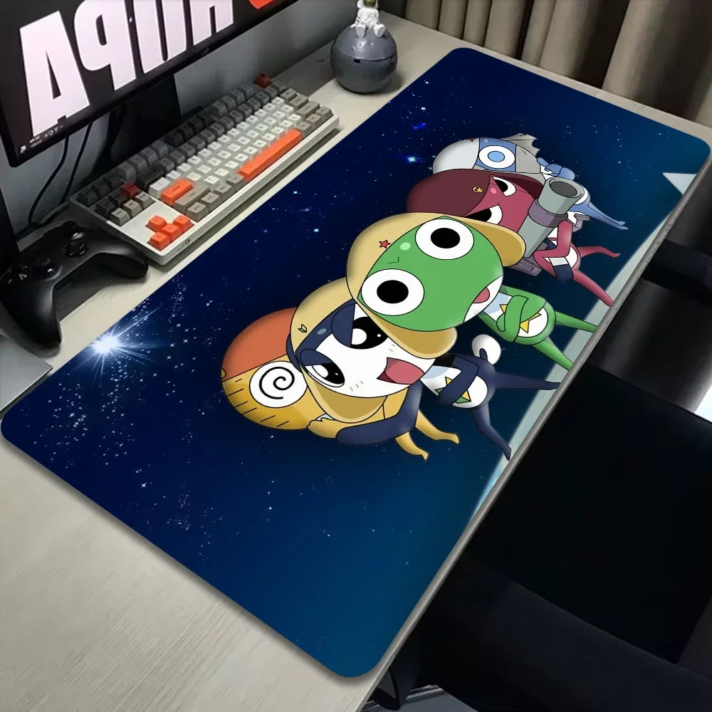 K-Keroro G-Gunsou Frog Cartoon  Mousepad Large Gaming PC Compute Gamer Keyboard Mouses