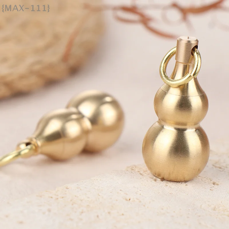 قلادة قلادة على شكل قرع نحاسي، سلسلة مفاتيح صندوق حبوب مقاوم للماء، علبة طبية غير منتظمة لتعليق المجوهرات #6