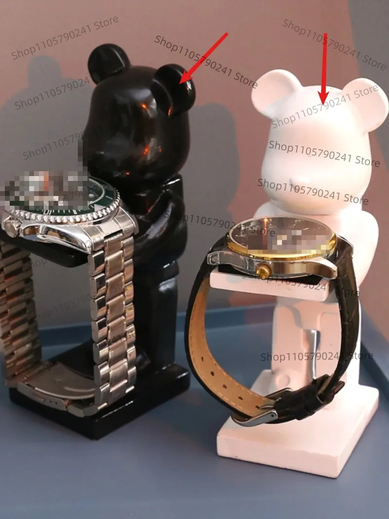 Creative Astronaut Spaceman Watch Stand Vintage Butler Jewelry Tray Retro Home Decor Storage Display Holder Fashion Accessories