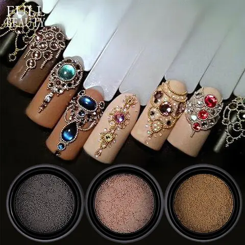 Mini Stainless Steel Nail Beads 0.4/0.6mm Full Beauty