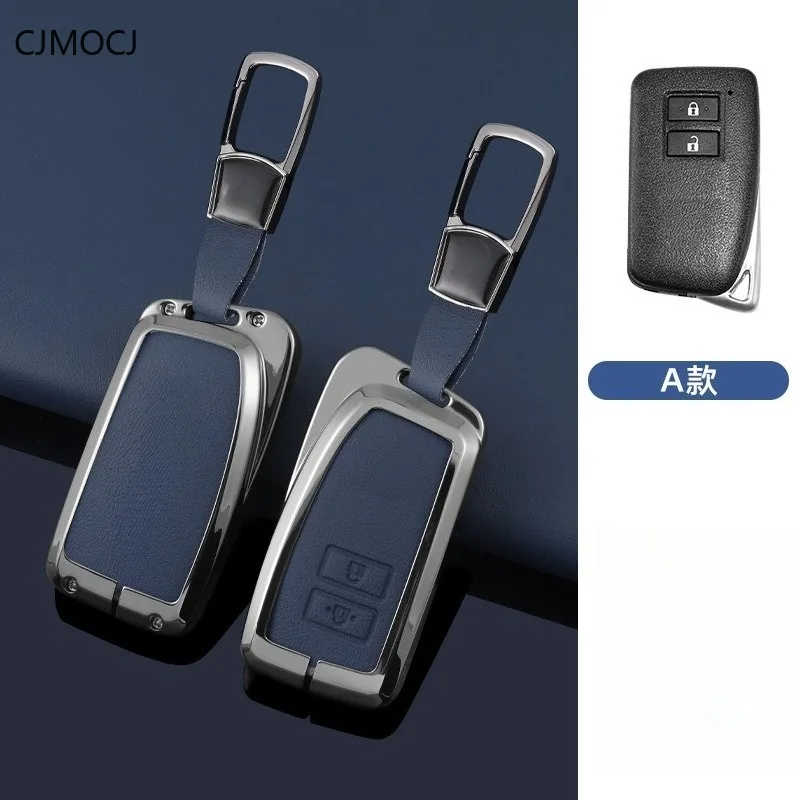 Premium Zinc Alloy Key Cover Case for Lexus ES200/RX300/ES300h/NX200/UX260h/RX270 - Luxury Key Fob Protector Keybag Keychain