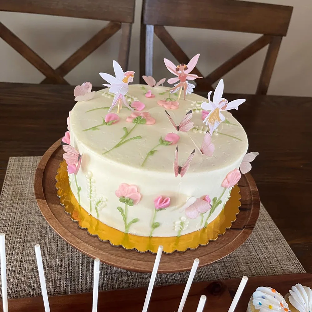 Fee Kuchen Topper Fee Geburtstag Dekoration Cupcake Topper Flügel Engel Fee Kuchen Topper Kuchen Dekoration – Detail 3