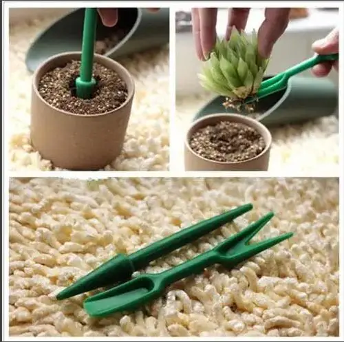 Mini Garden Manual Transplant Seedling Planting Tools Garden Plant Flower Transplant Set Garden Seedling Excavator