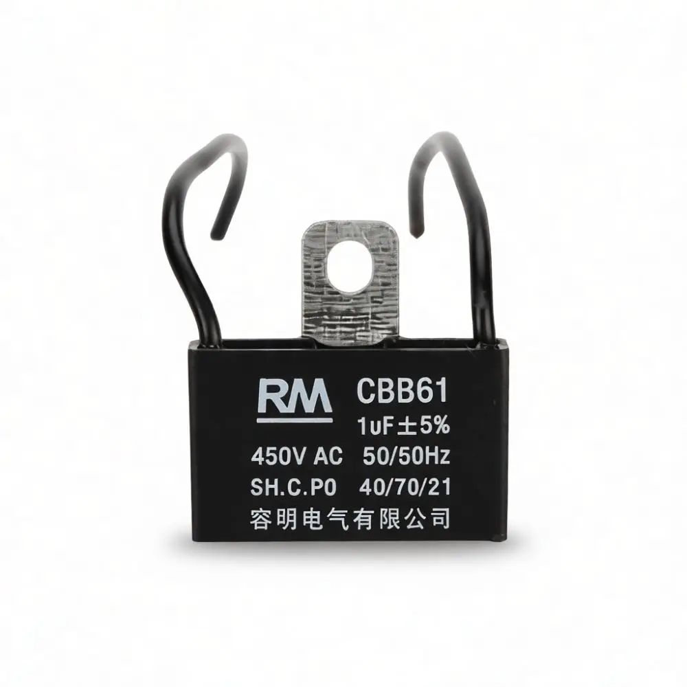 Professional CBB61 Motor Capacitor For Exhaust Fan Cooling Fan Run Start Capacitor AC Electronic Component Repair Tool