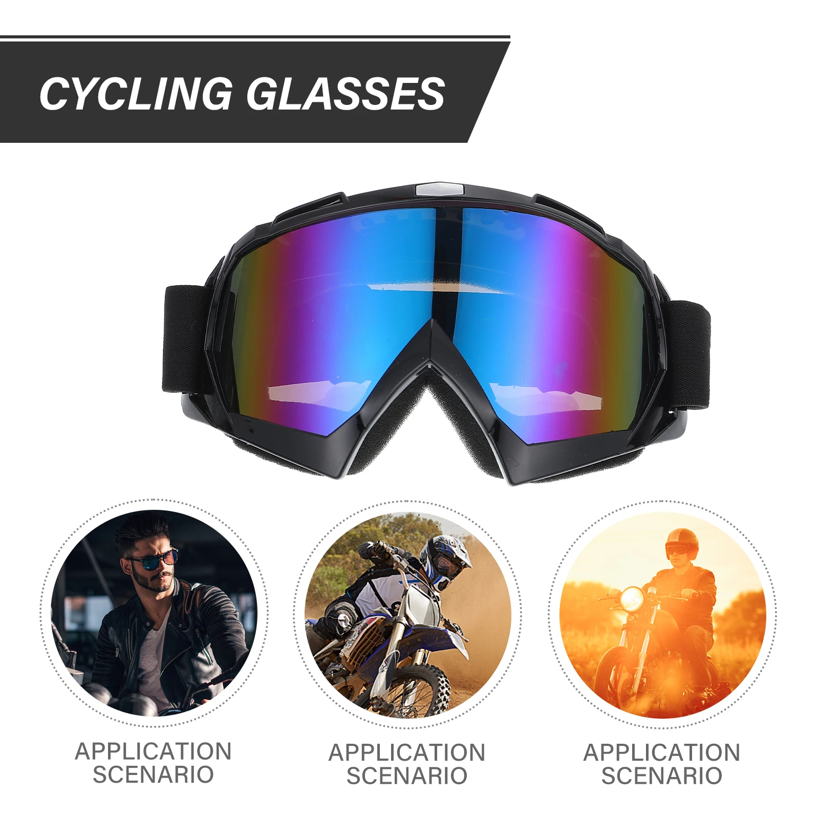 

Windproof Eyeglasses For Men Women Cycling Motorcycle Riding Glasses Outdoor Sports Goggles Windproof Cycling Eye Protector Face