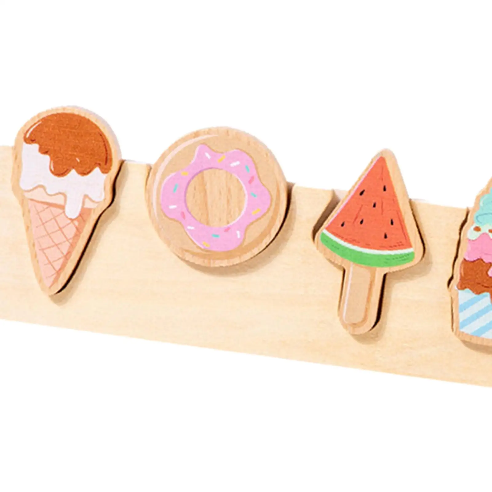 Puzzle Dopasowywanie zabawek planszowych Kolor Kształt Dopasuj drewniane puzzle dla maluchów w wieku przedszkolnym