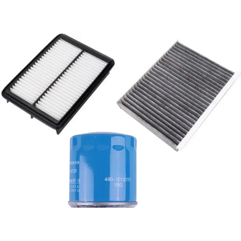 Automotive Filter Set OEM: T21-8107011 480-1012010 T15-1109111 for Chery Tiggo 5x Tiggo 8  Tiggo 8Plus 1.5T Model Car Filter Kit