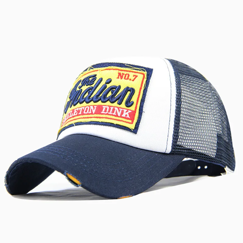 Fashion Letter Embroidery Baseball Cap For Men Women Summer Breathable Mesh Snapback Hat Unisex Hip Hop Trucker Bone Gorras image 2