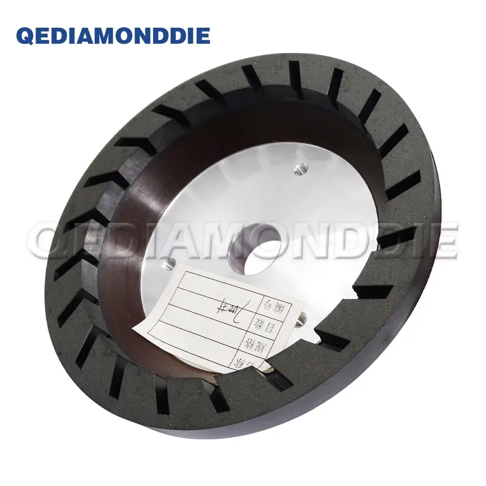 150mm Inner Tooth Aluminum Base Resin Diamond Wheel 3#4#5#6#7# Glass Beveling Machine Grinding Wheel Edge Polishing Abrasive