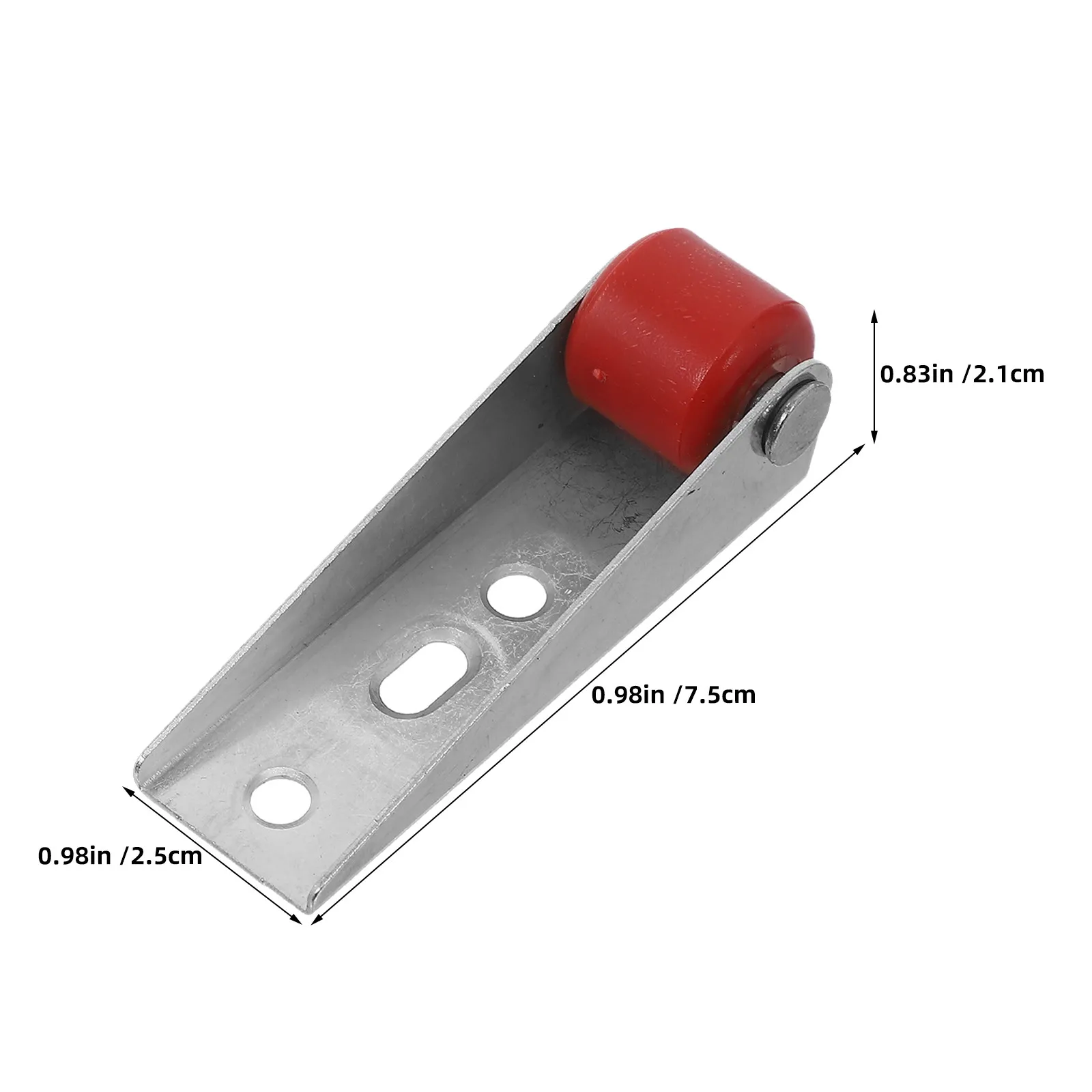 10Pcs Silent Sliding Door Caster Wheels – Cold Rolled Steel Nylon Roller Guides for Barn Doors, Hospitals & Libraries