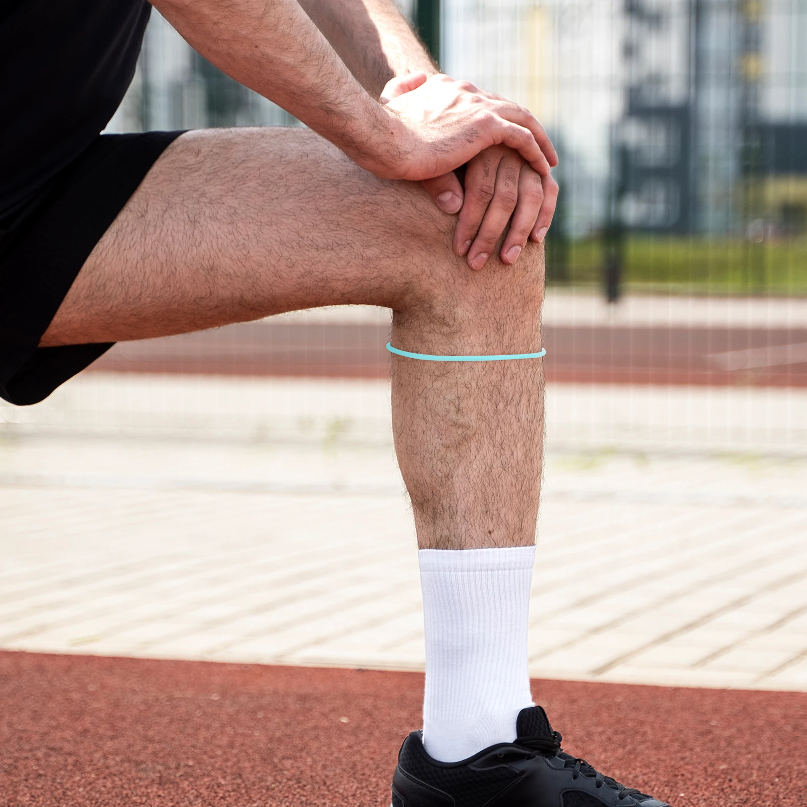 

5Pcs Sports Knee Brace Flexible Silicone Patella Strap for Running Soccer Weightlifting Knee Support Stabilizer Ring