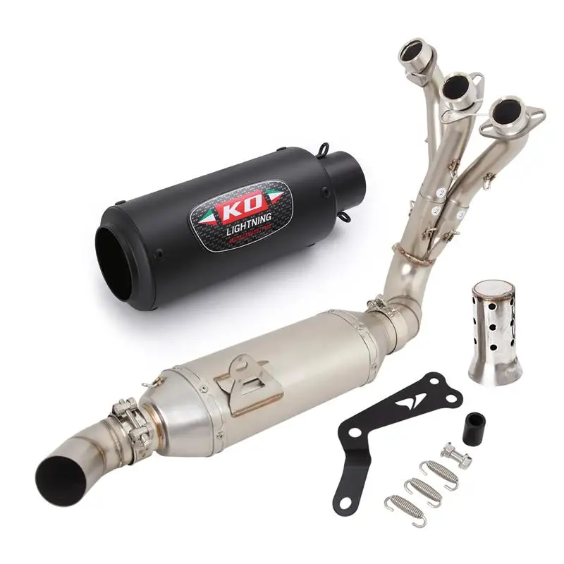 Silenziatore del silenziatore del tubo di collegamento dell'intestazione del sistema di scarico completo del motociclo per YAMAHA Tracer 9/9GT 2021-2023 MT09 FZ09 2020-2023 XSR900