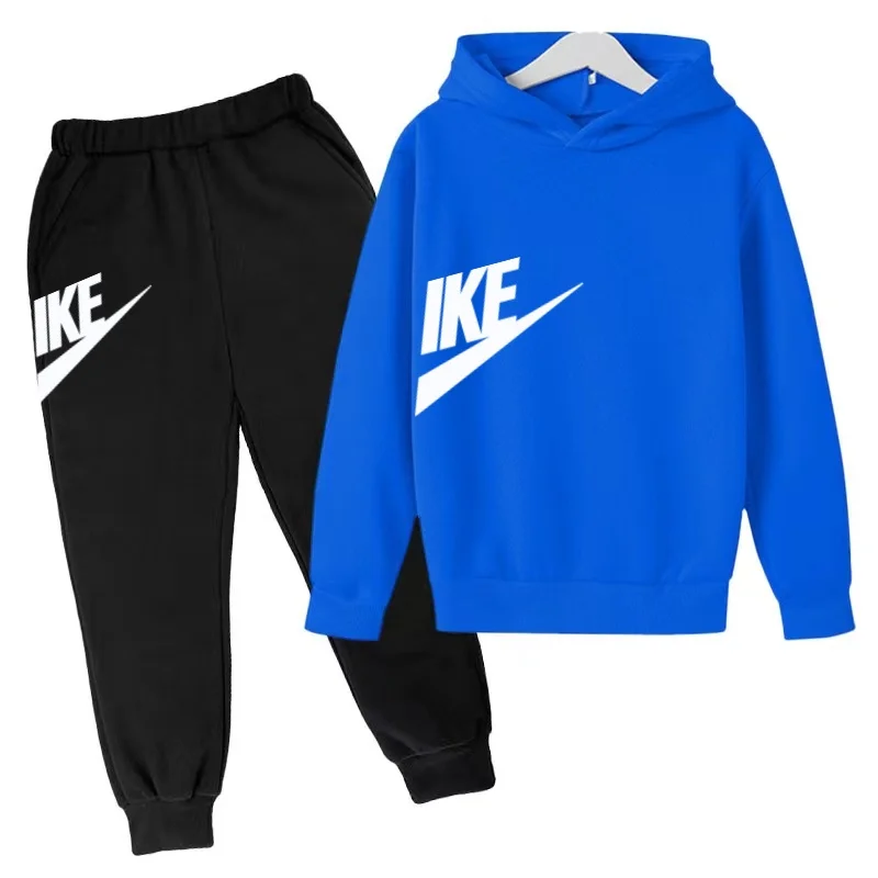 Zweiteiliges Hoodie-Set für Jungen und Mädchen im Alter von 2 bis 13 Jahren, Modische Anime-Kleidung, Lässige Hosen, Kinder-Kapuzenpullover – Detail 15