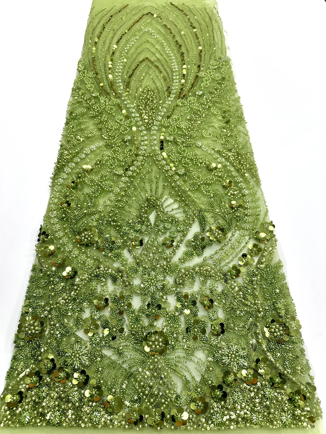 

Новейшее африканское вышитое тюлевое сетчатое платье в форме линии, бусины, 2022, высокое качество, роскошное кружевное вечернее платье с блестками