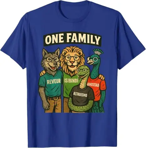ISIBINDI, REVEUR 4 Häuser 1 Familie T-Shirt Y2k Cartoon Niedliches Grafik-T-Shirt mit Spruch „Reveur“, Haus, Träumer, Rca, Schule, Geist, Geschenk – Detail 16