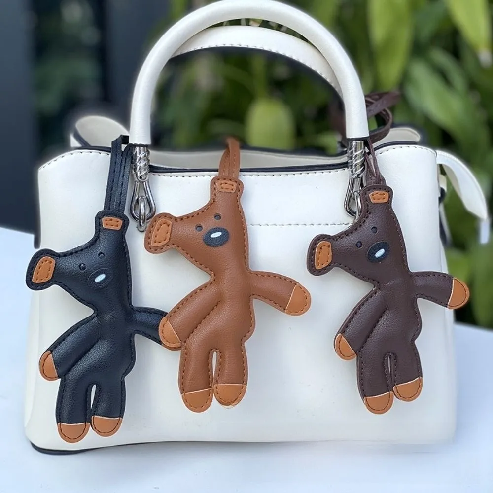 

Kawaii искусственная кожа медведь сумка кулон мультфильм мягкая сумка очаровательные украшения форма медведя автомобильный брелок кулон