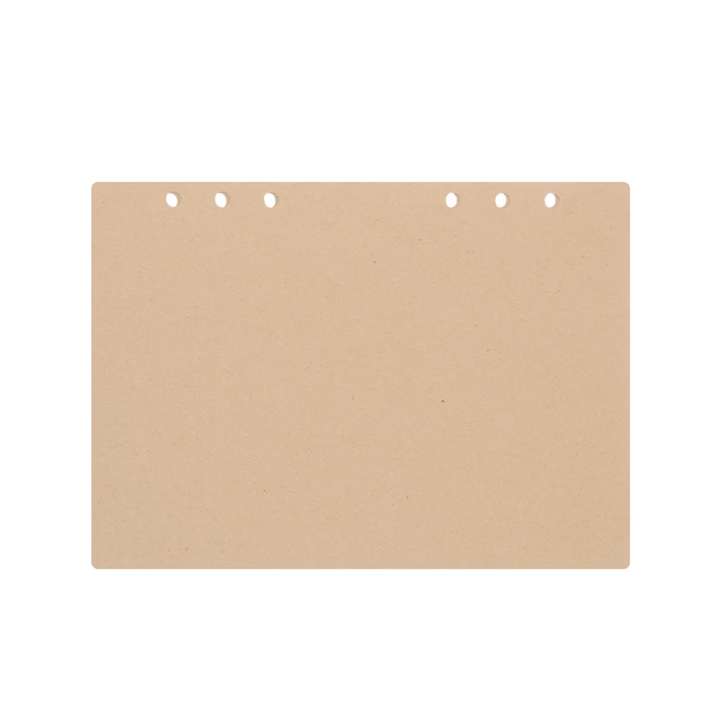 

3Pack Blank A6 Refill Paper Heavy Duty Wear Resistant Smooth for Writing Drawing Lined Insert Replacement for 6-Ring Binder