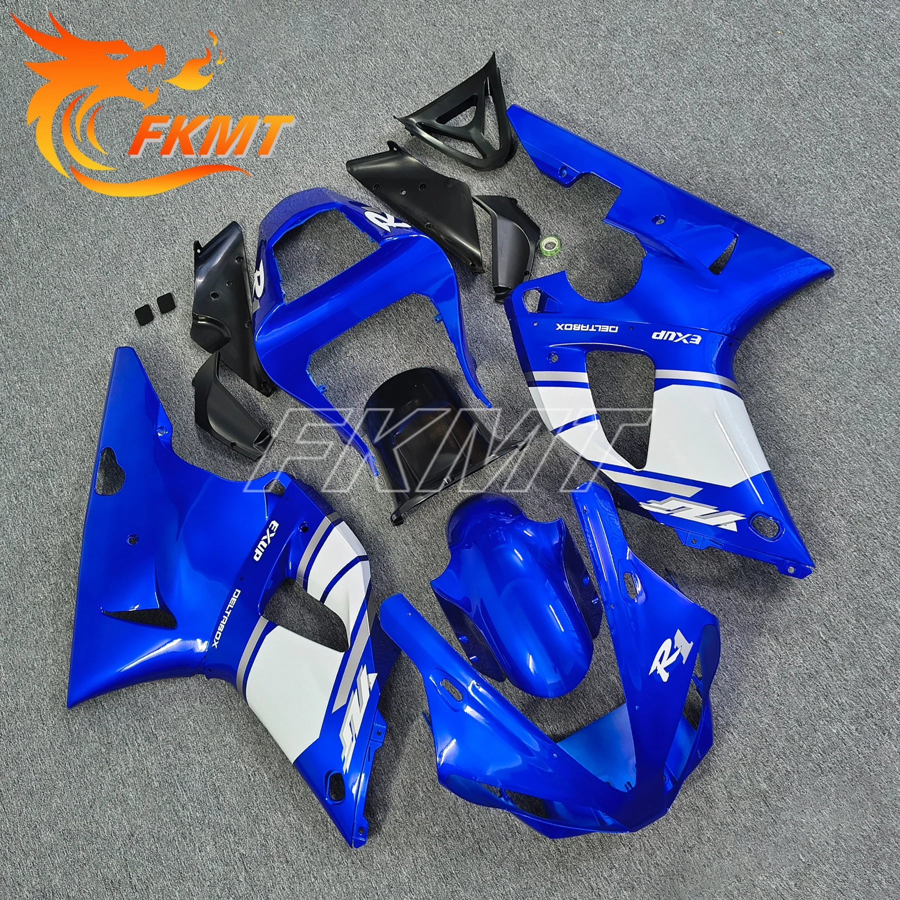 Motorcycle Fairing Kit Fit For Yamaha YZF R1 2000 2001 YZF-R1 Full Set Fairings Painted Bodywork New ABS Plastic