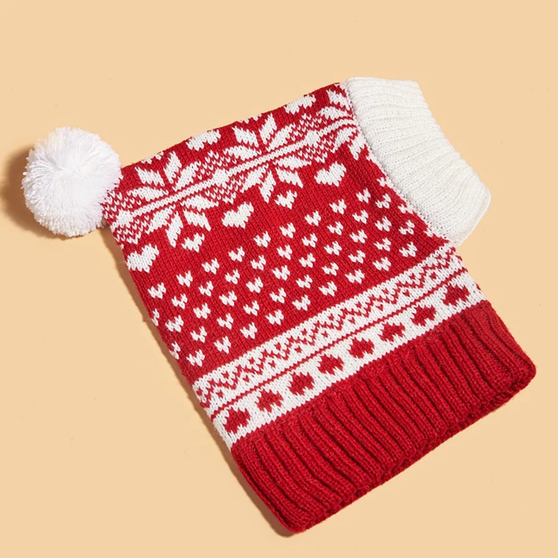 Pet Christmas Hat Christmas Cat Dog Santa Hats Hat For Pet Small Dog Winter Warm Hat Headgear Party Cosplay Cap Gift