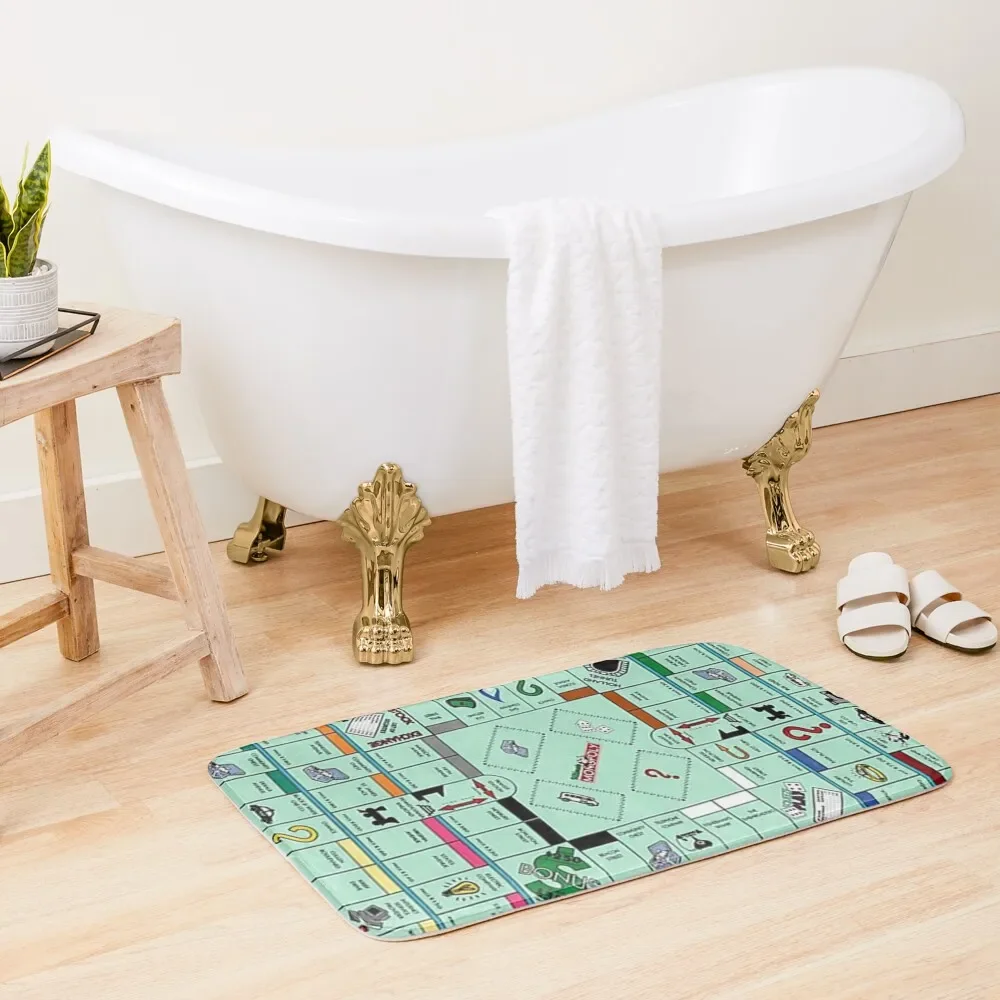 

Monolopy Board Game Design Bath Mat Carpet Bathrooms Carpet In The Bathroom Mat
