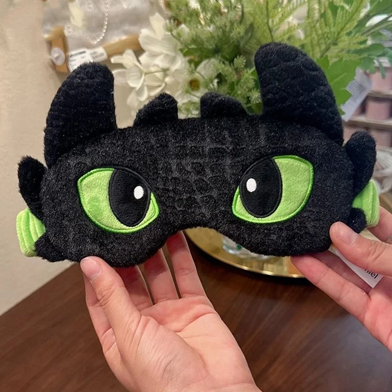 Máscara de ojos sin dientes a la moda para dormir, bonita máscara para cubrir los ojos con los ojos, parche para el ojo, viaje, hogar, máscara para relajarse los ojos, sombra para los ojos, regalos para niños y adultos