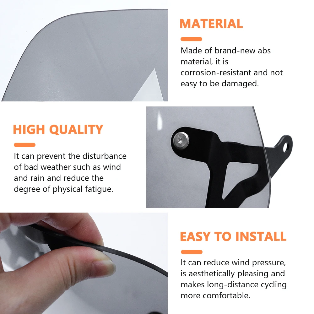 Motorcycle Accessories Retro Windscreen Windshield Wind Screen Deflector Cover Speedometer Guard For GSX8T GSX-8T gsx 8t 2025-