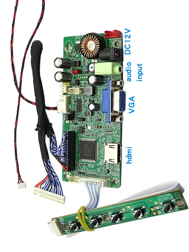 17-27 inch LCD display controller motherboard, HDMI to LVDS motherboard, 1920x1080, integrated LED inverter, DIY display