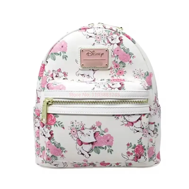 

Hot New Loungefly Disney The Aristocats Marie Floral Allover-Print Mini Backpack Fashionable Backpack Women'S Children'S Gifts