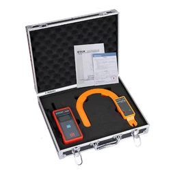 ETCR9330B Portable Digital Large Jaws Leakage Current Clamp Tester Wireless H/L Voltage Hook Type Current Meter 110kV 0.00~9999A