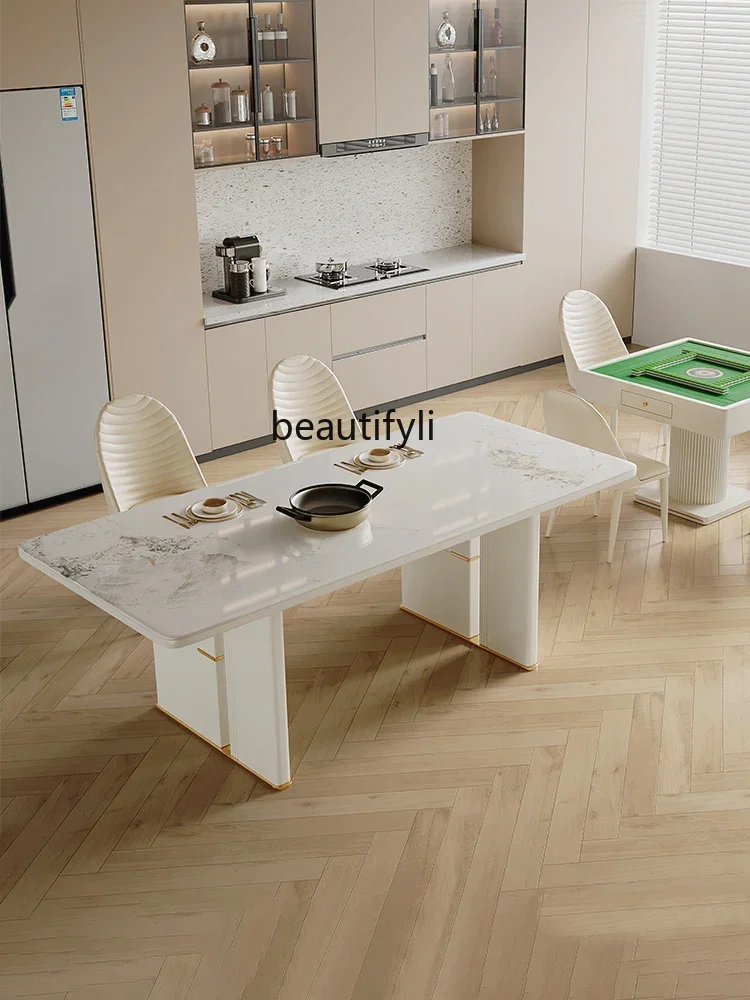 

Fully automatic household mahjong table dining table integrated modern simple multifunctional mahjong machine