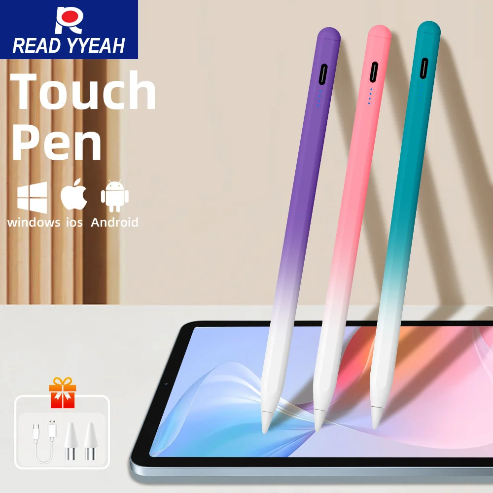 

READYYEAH Универсальный активный стилус с магнитом для Android IOS Windows для Apple Pencil Samsung Xiaomi Телефон Планшеты