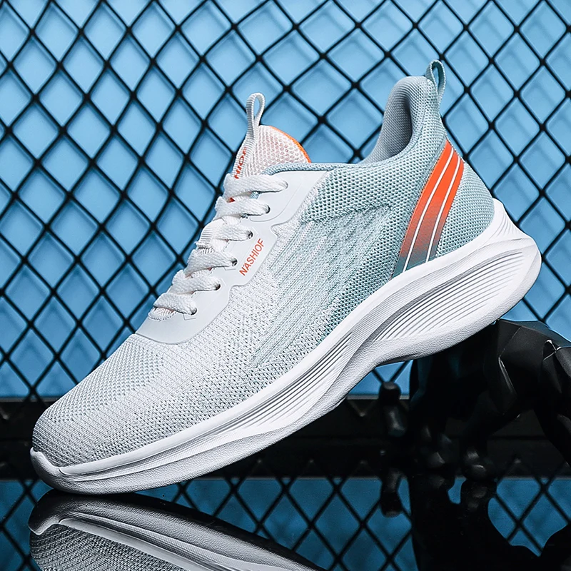 

2026 New Men's Shoes Fashionable Mesh Breathable Thick-Soled Lightweight Sports Casual Shoes