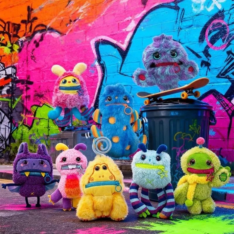 Nomester Nom Bad Mood صندوق أعمى مع ألعاب صنع الصوت كيرينغ حقيبة إكسسوارات جذابة سلسلة مفاتيح قصيرة هدايا