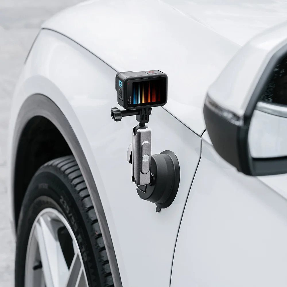 Aksesori kamera Gopro, braket kaca depan mobil, aksesori kamera untuk Gopro 12 11 DJI Pocket Action 4 Insta360 X4