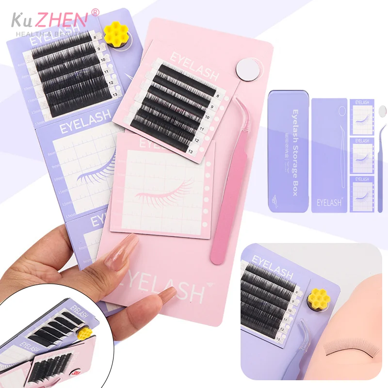 Magnetyczne pudełko do przechowywania rzęs dla kobiet, narzędzie do przechowywania sztucznych rzęs, magnetyczne paski do rzęs, magnetyczna opaska na głowę na prezent