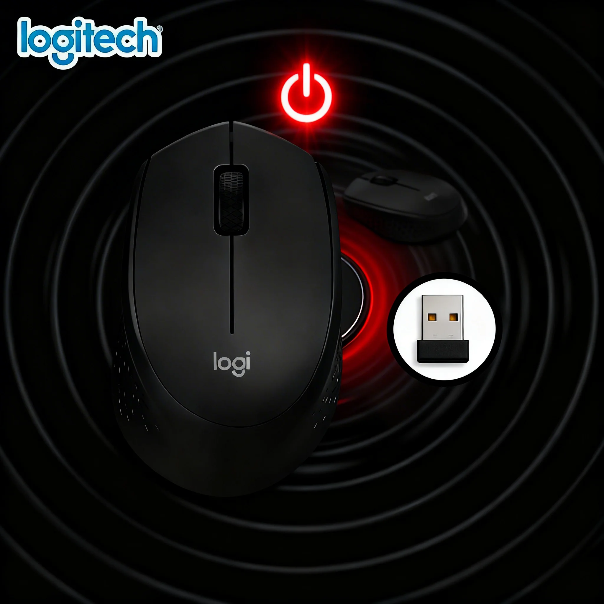 

Универсальная беспроводная мышь Logitech M330 M750 Silent, двойной режим, эргономичная, для офиса, ноутбука, Windows, Mac