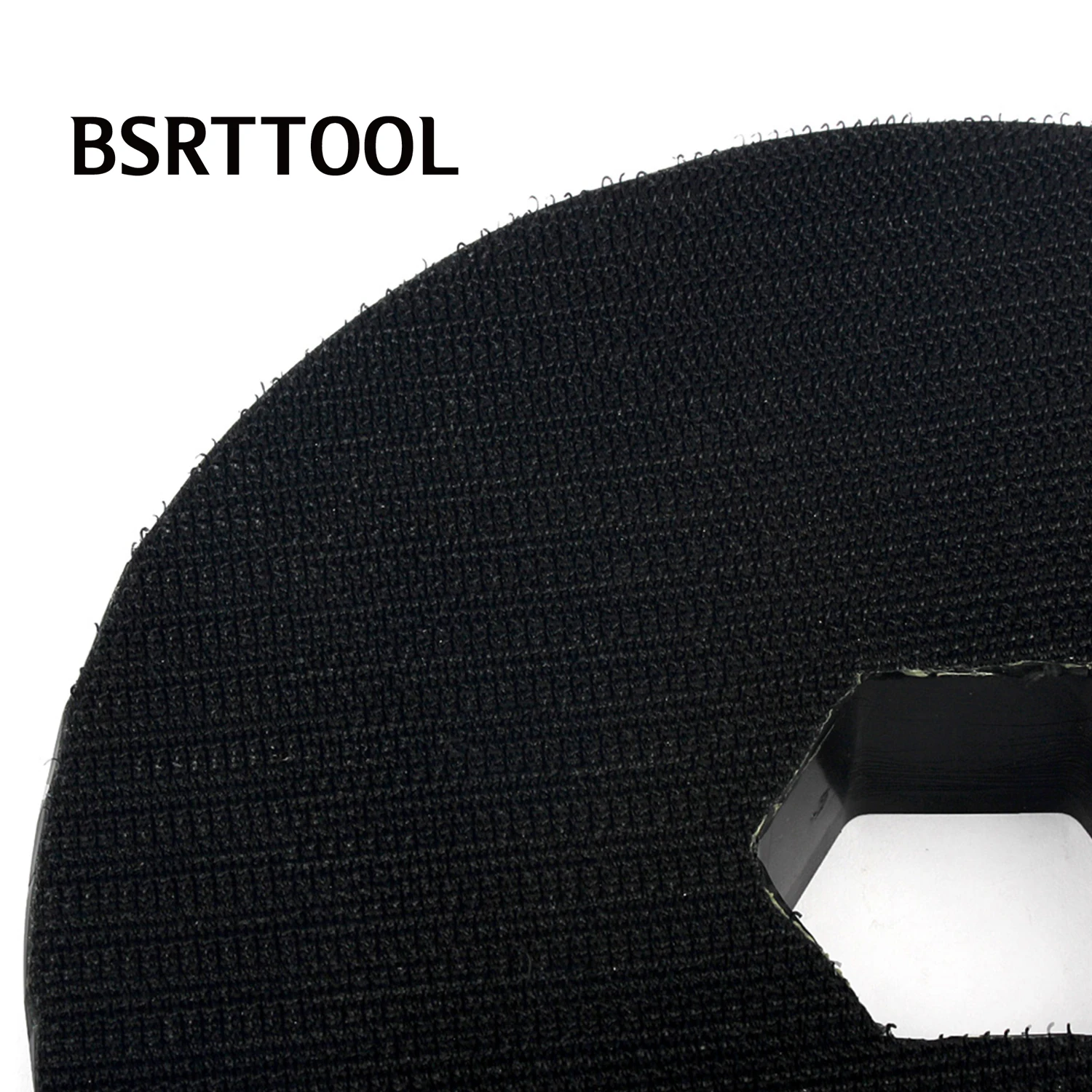 BSRTTOOL almohadilla de respaldo de plástico, disco de respaldo de gancho y bucle, pulidor de amoladora angular, adaptador de bloqueo de caracol, 6 pulgadas