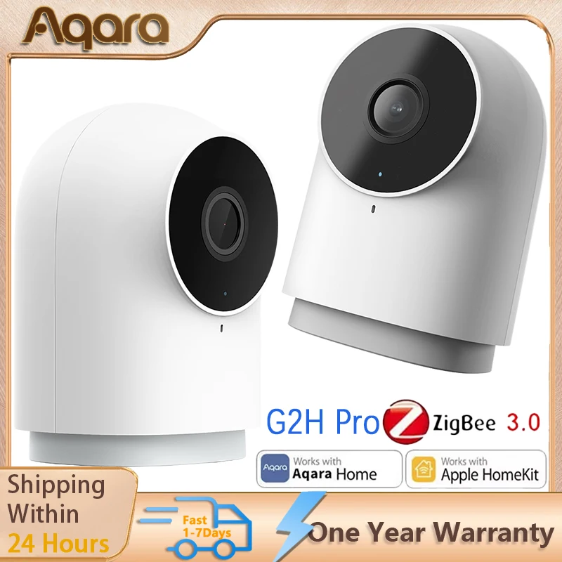 

Умная камера Aqara Zigbee 3.0 Веб-камера HD 1080P 146 ° Широкоугольная домашняя камера безопасности с обнаружением движения для умного дома G2H pro