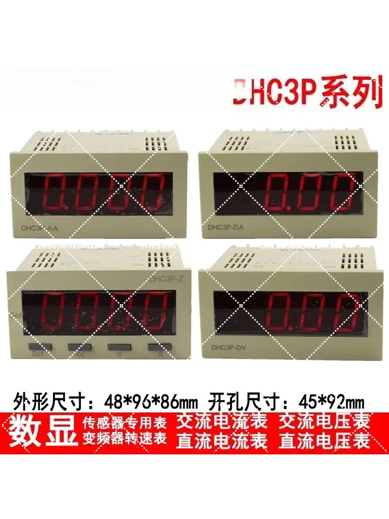 Digital Display Current Voltage AC DC Speed HZ Sensor Tester Meter