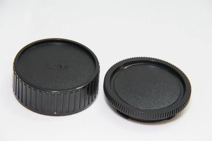 Tapa/cubierta de lente trasera + protector de tapa de cuerpo de cámara para leica m lm