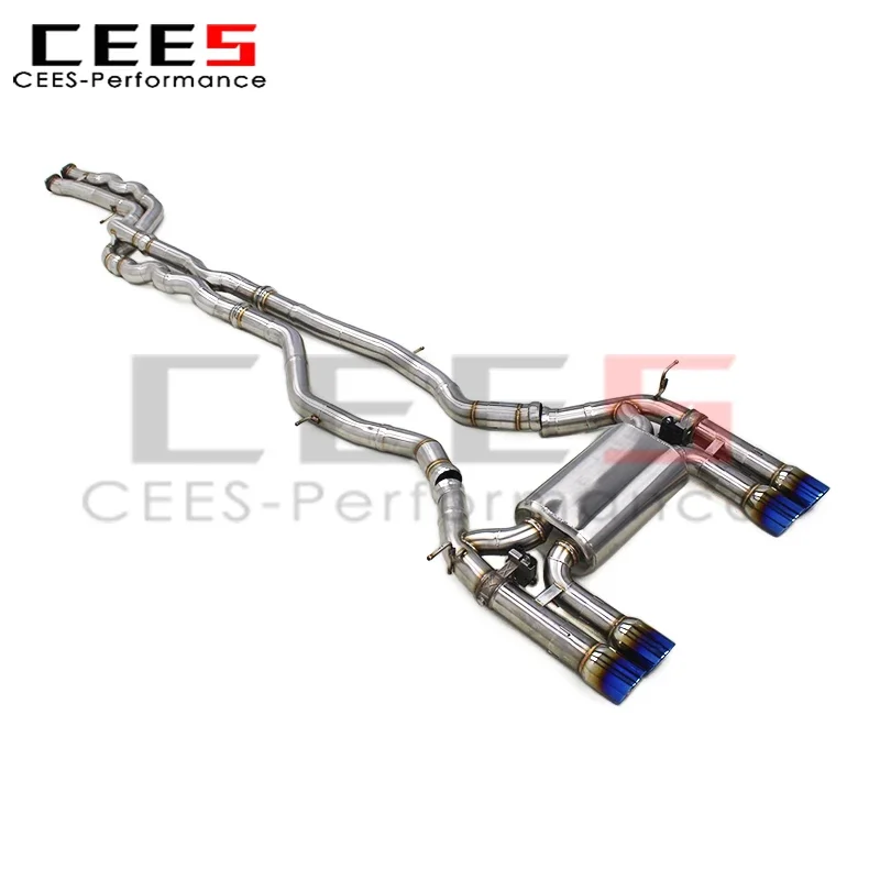 cees SUS304 Valvetronic Catback Exhaust Pipe for BMW M3/M4 F80/F82 3.0T 2014-2019 Tuning Exhaust Pipes Modify