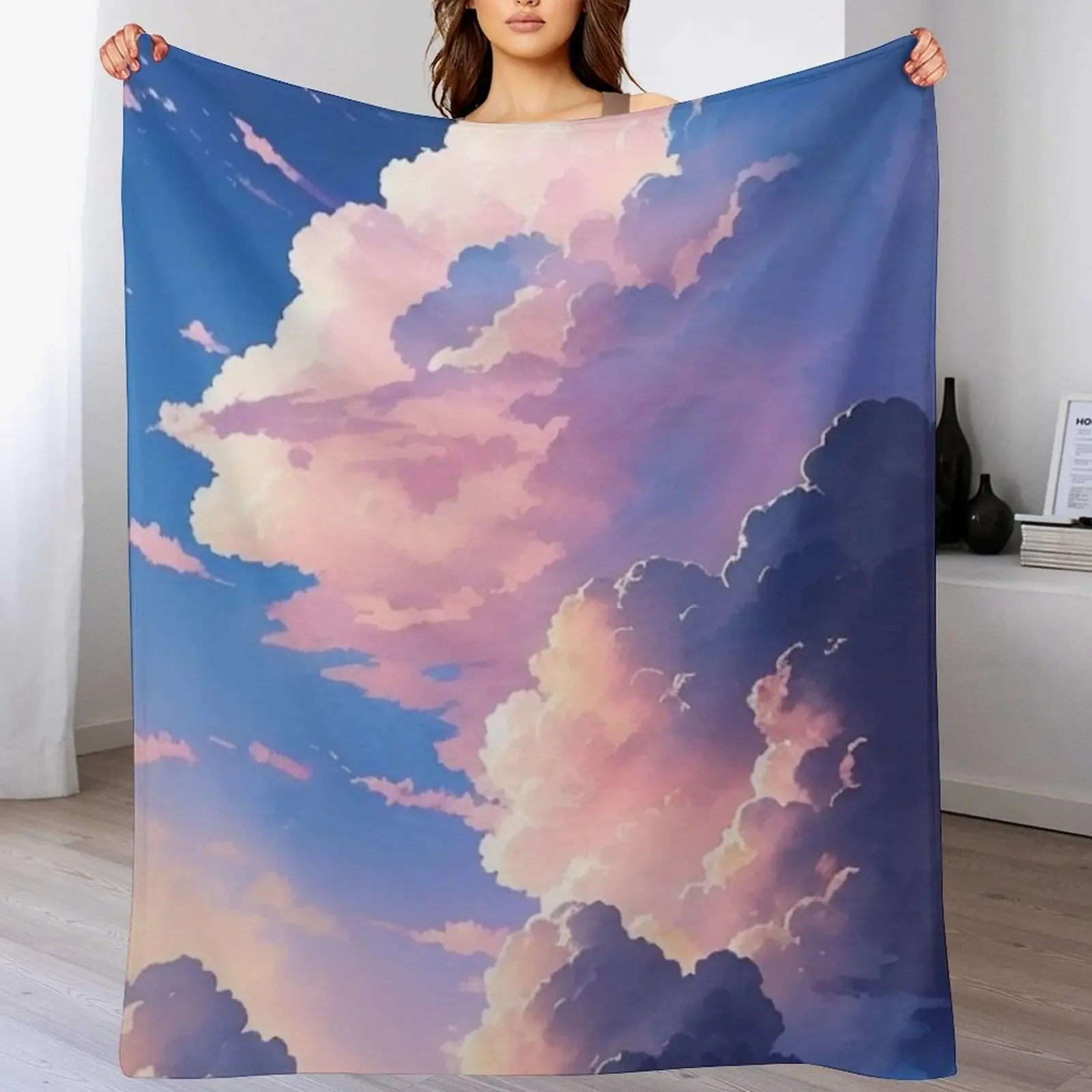 

Beautiful Clouds Throw Blanket blankets and throws Sofa Bed linens Warm Blankets