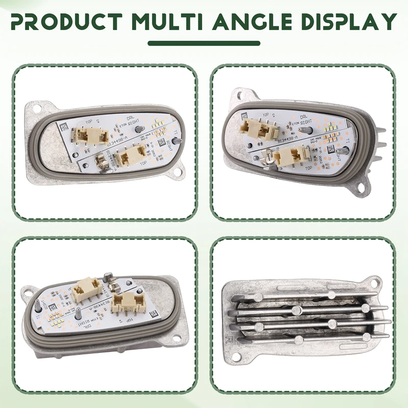 Well-For SEAT Leon LED Headlight Daytime Running Light With Heatsink Turn Light Control Module Unit