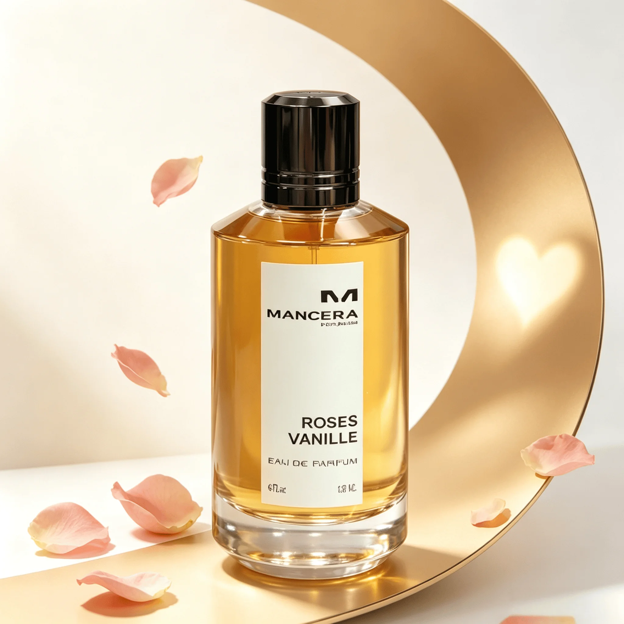 Mancera Roses Vanille 120ml Eau de Parfum Contains vanilla, white musk, patchouli, gentle and mature creamy rose fragrance, long-lasting fragrance, suitable for dinners, dates, commuting, gift box packaging suitable for anniversaries and birthdays view 5
