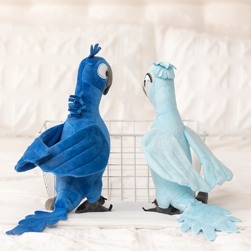 Nice High Quality  Rio 2 Movie Cartoon Plush Toys 30cm Blue Parrot Blu & Jewel Bird Dolls Christmas Gifts For Kids Plush Toy view 5
