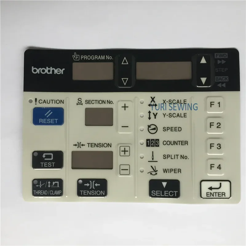 Brother KE-430F operation board panel membrane sticker keypad button hole machine industrial sewing machine spare parts