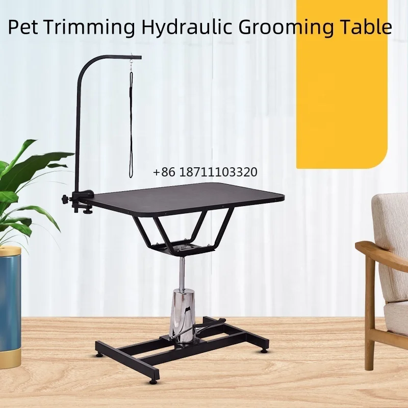 USMILEPET Hot Sale Dog Grooming Table Hydraulic Lift Grooming Table with Adjustable L-Shape Arms for Pets Salon