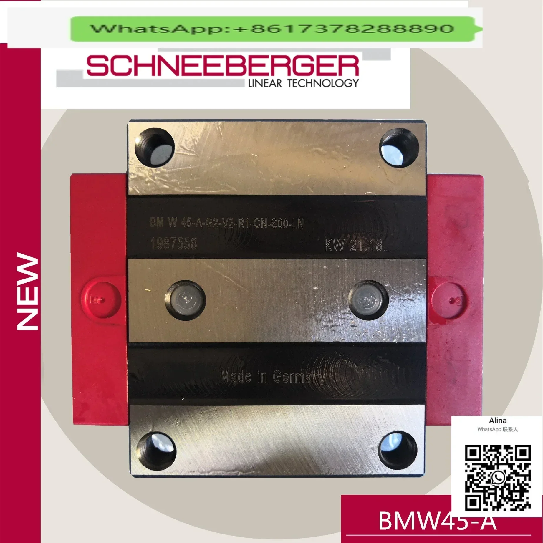

Schneeberger slider BMA45 BMW45A G0 G1 G2 G3-V1 V2 V3